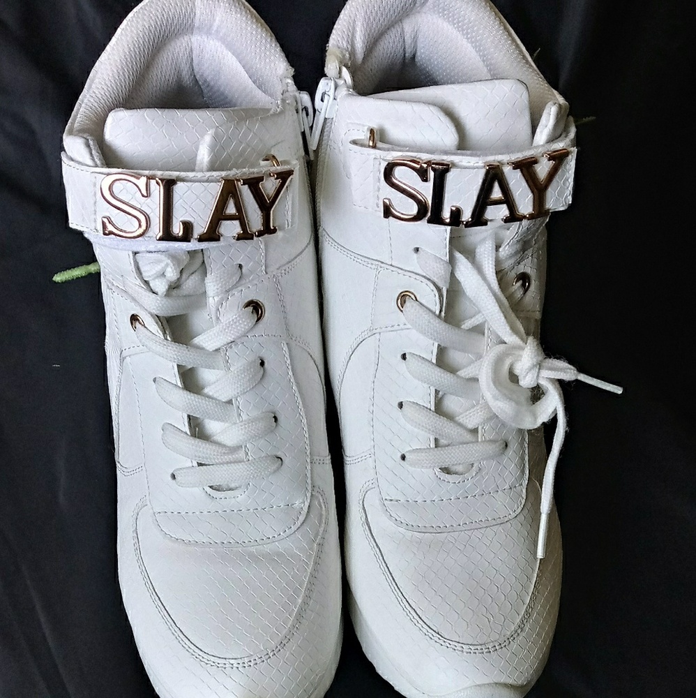 ShoeDazzle "SLAY" platform sneakers